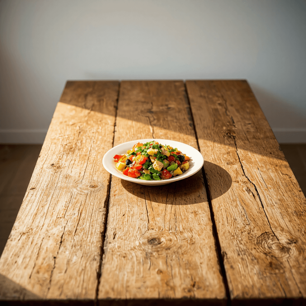 product photography of a plate of mixed vegetable dish