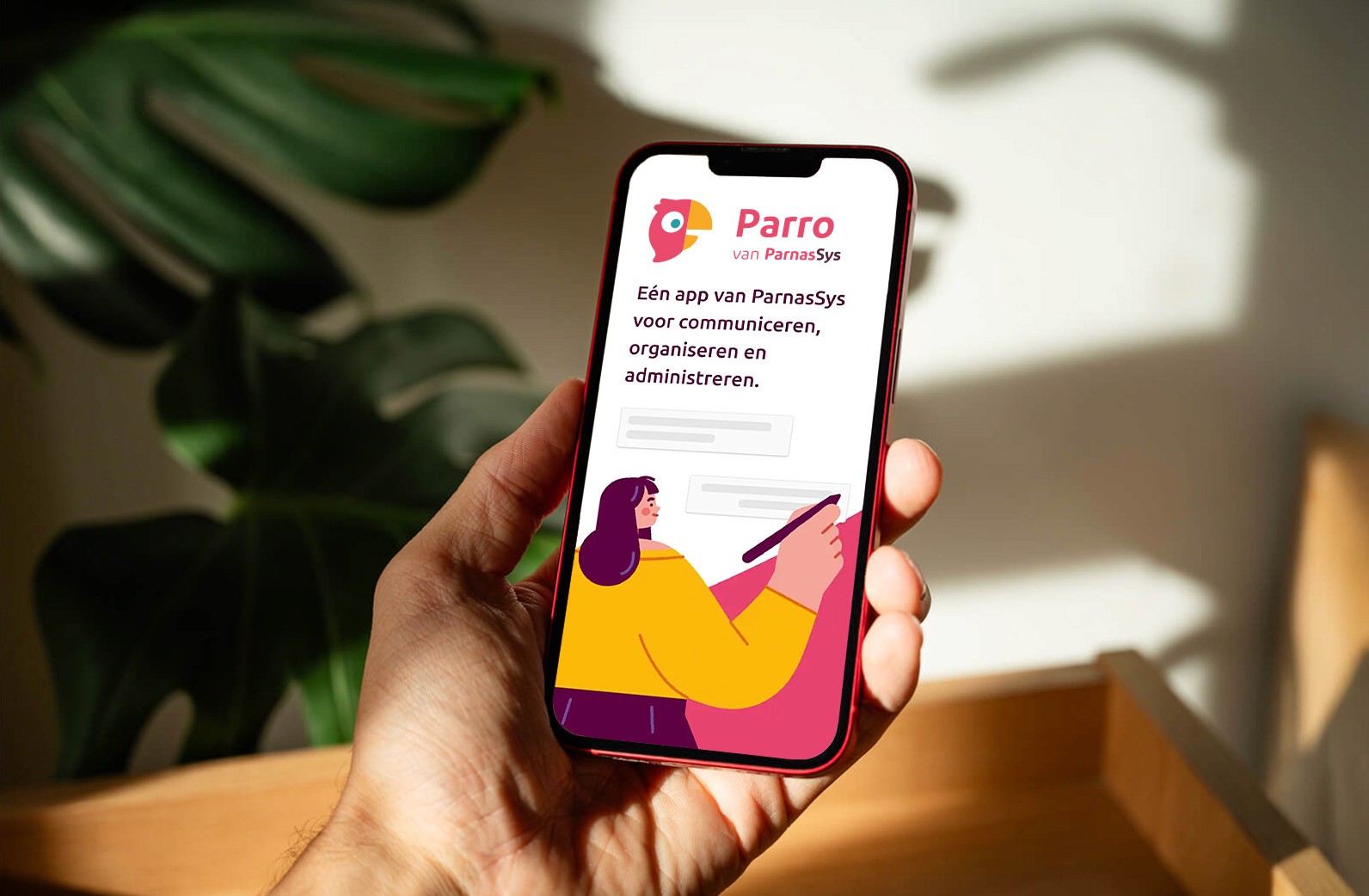 Grafisch ontwerp Parro app