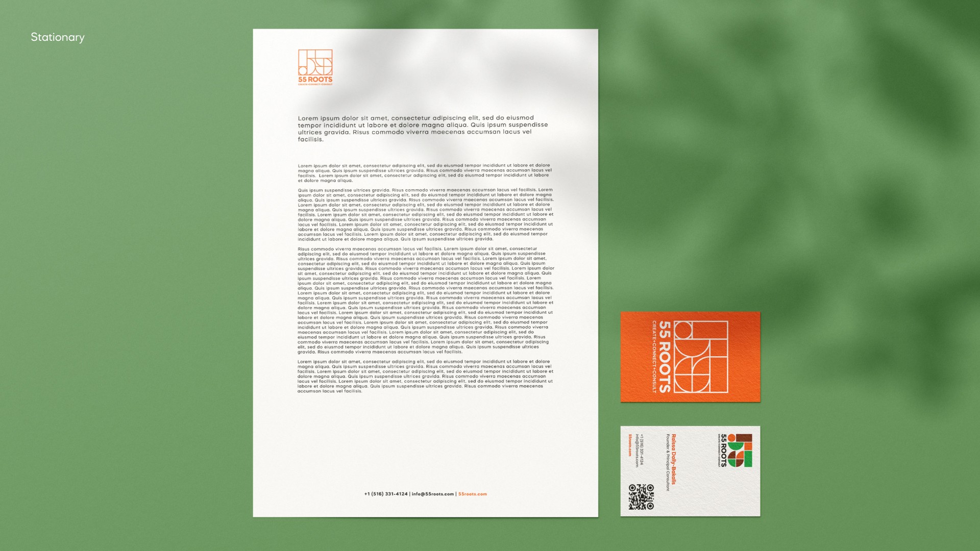 Dynamic Visual Identity for 55 Roots LLC. CHYRKOV Studio
