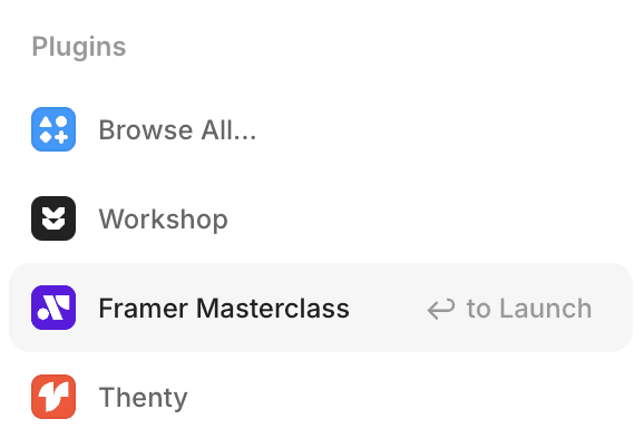 Framer ui