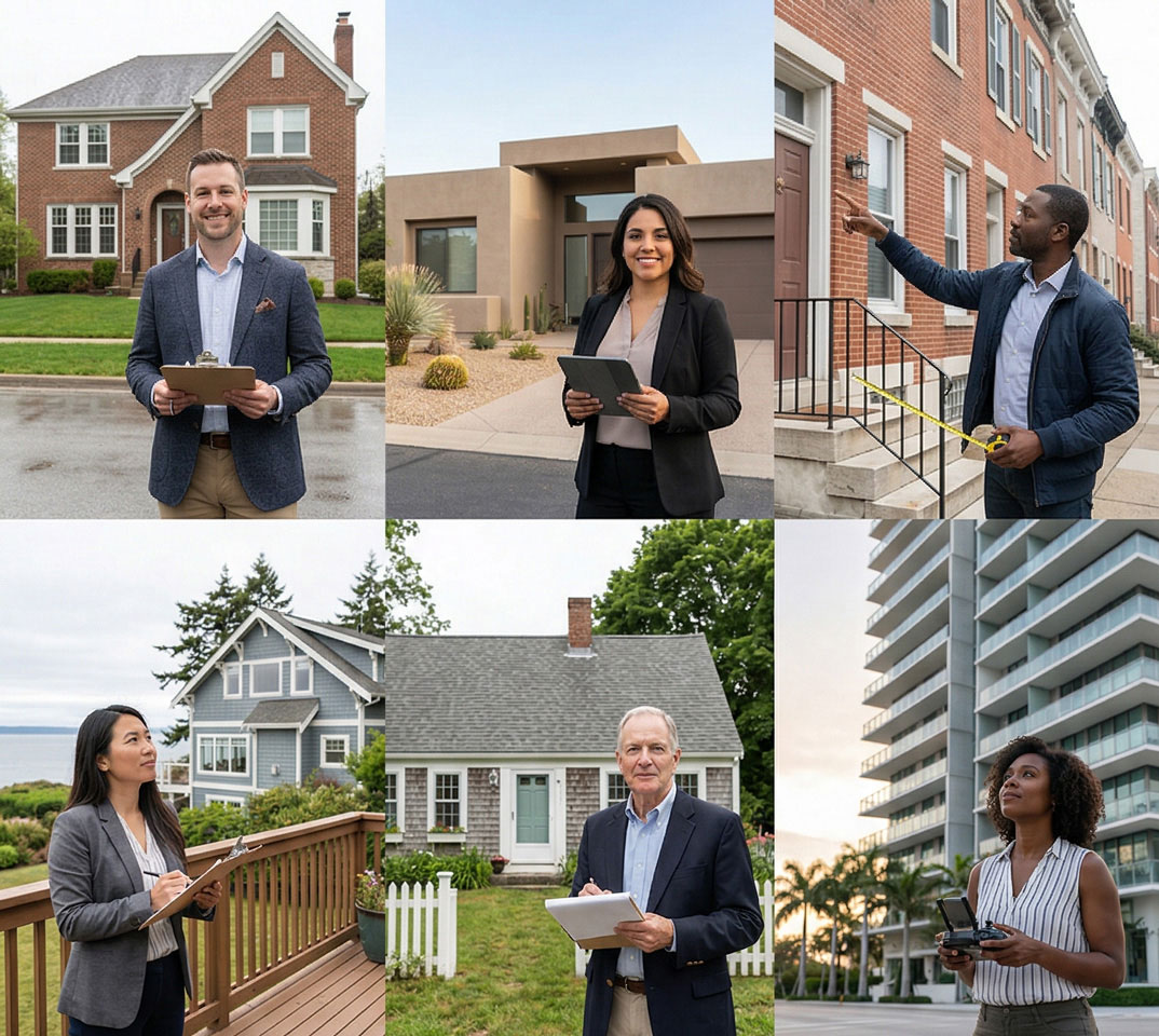 Certified real estate appraisers serving multiple property types across the U.S.