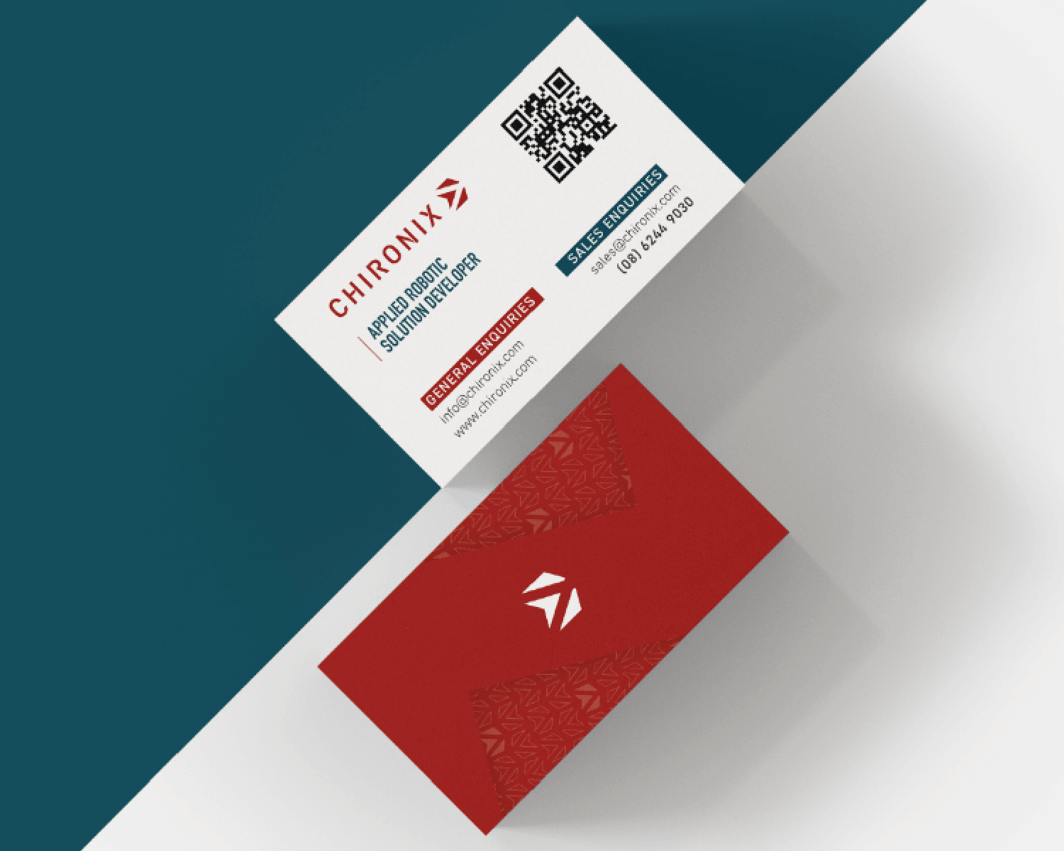 Chironix business card designs