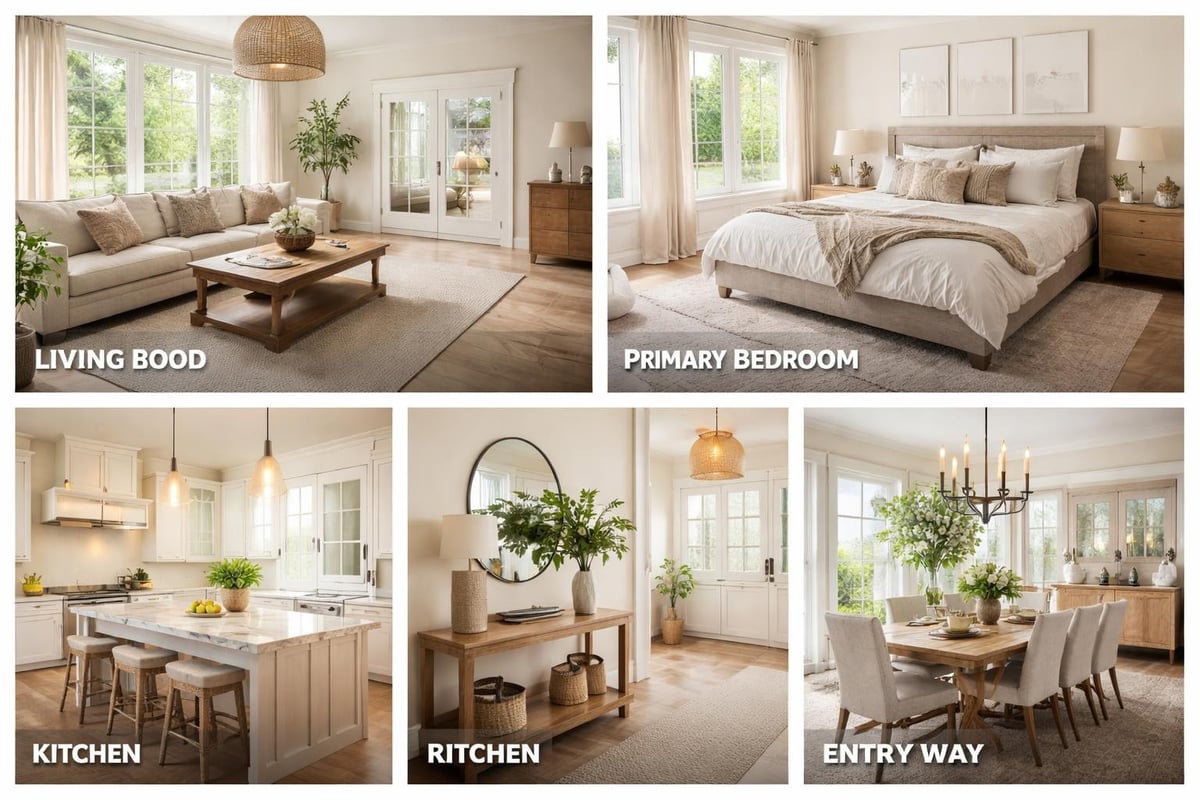 Room priority in home staging