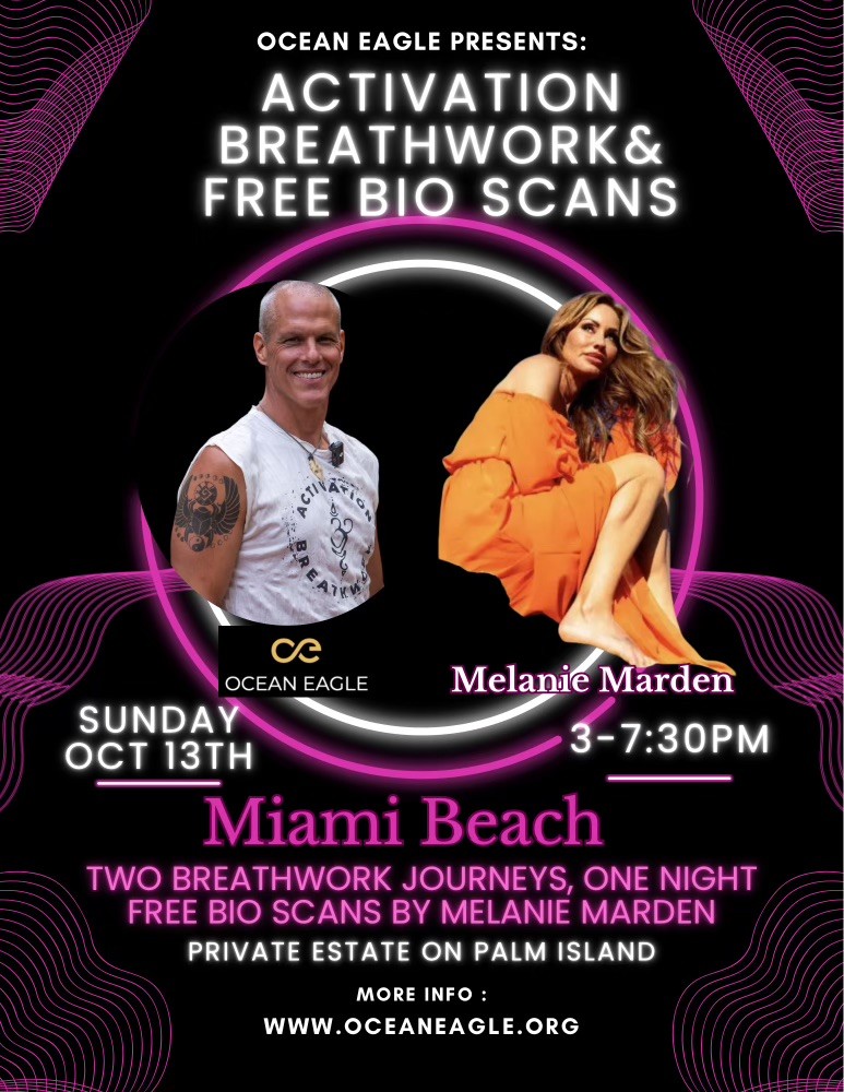 Ocean Eagle Miami Beach Breathwork Event With Melanie Marden