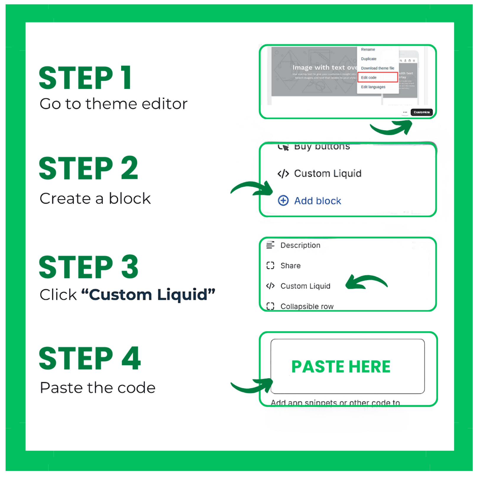 easy to install shopify sections