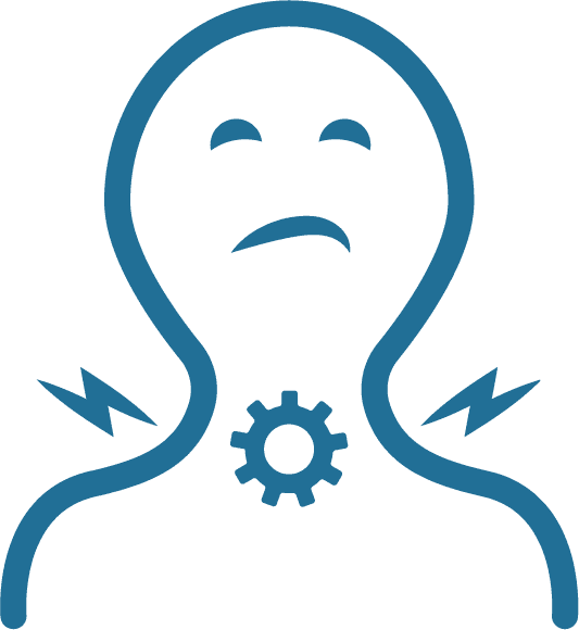 Icon for difficult to swallow