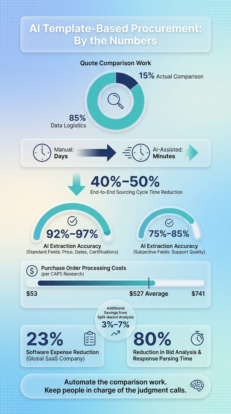 AI vs. Manual Procurement: Key Stats & Time Savings