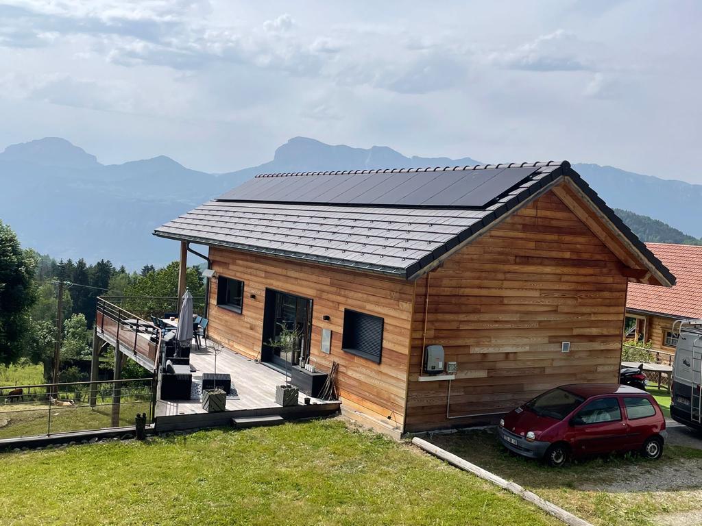 photo d'une installation solaire à La Motte-Servolex