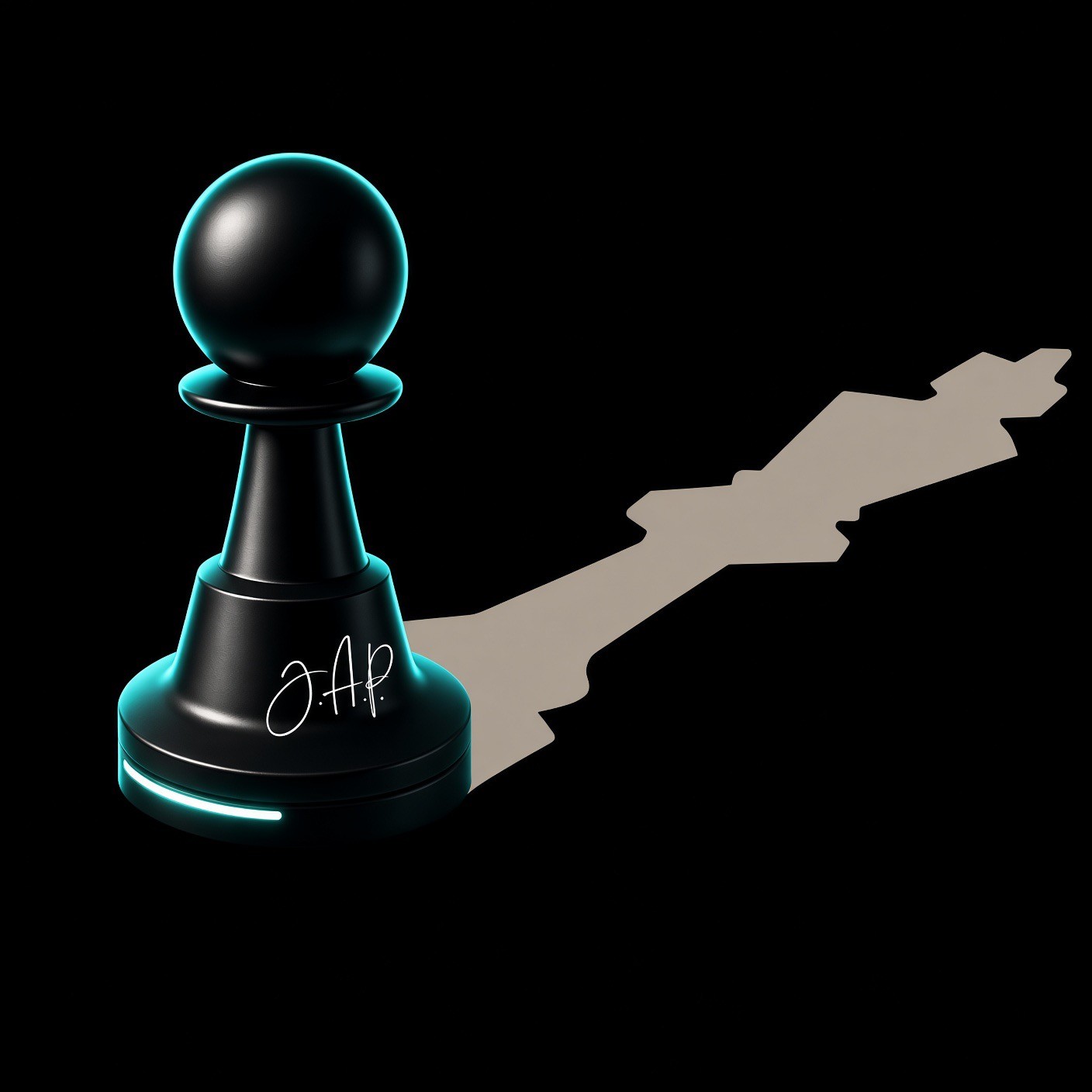 Just Another Pawn Media 3D pawn with king shadow