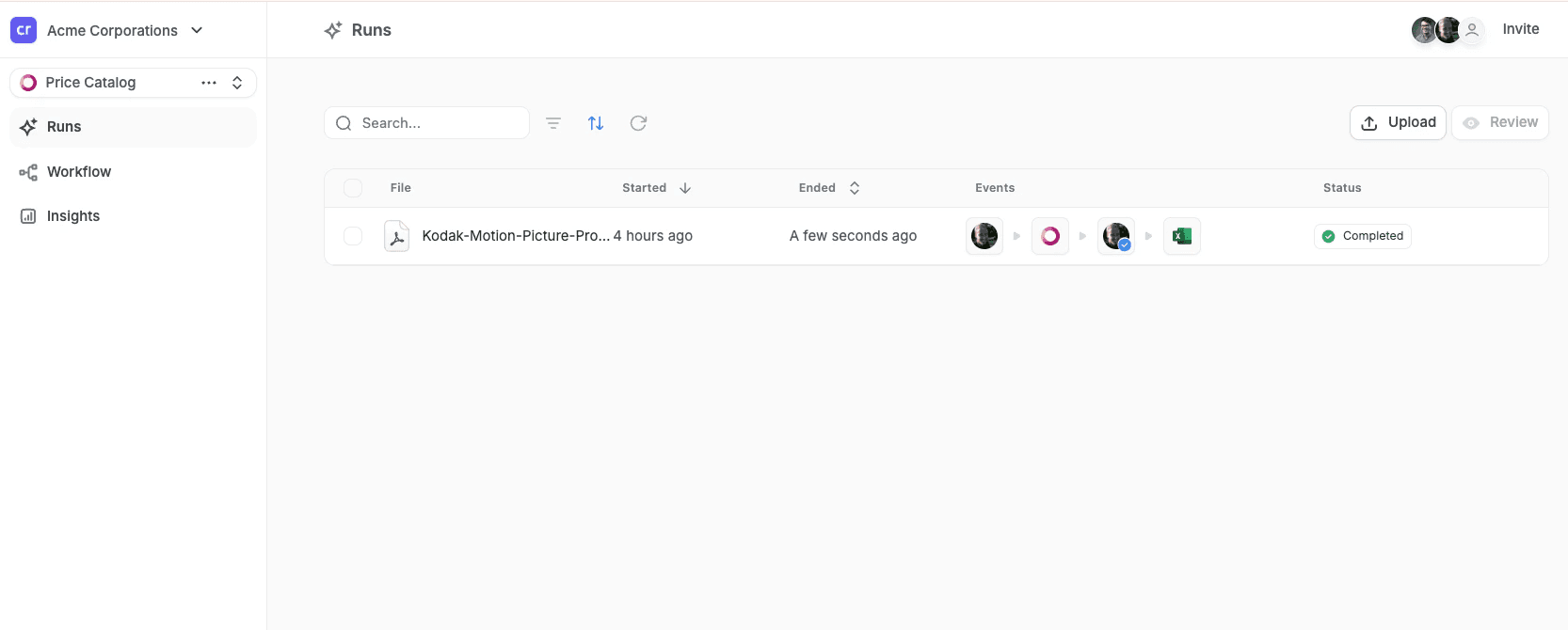 Testing your table extraction agent end-to-end.