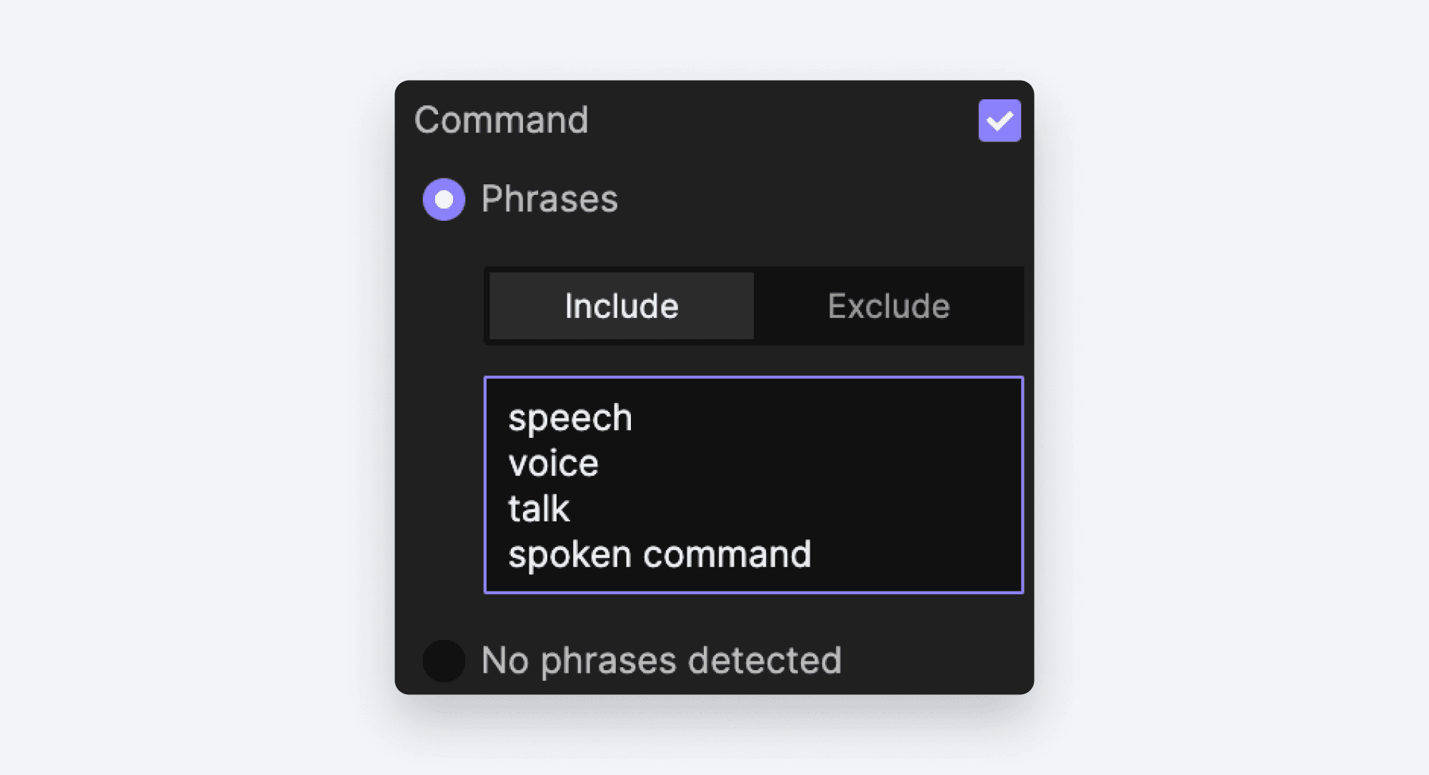 command box
