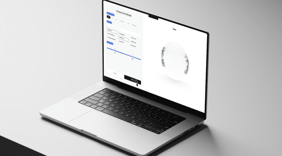 Arca real estate template homepage with two modern townhouses