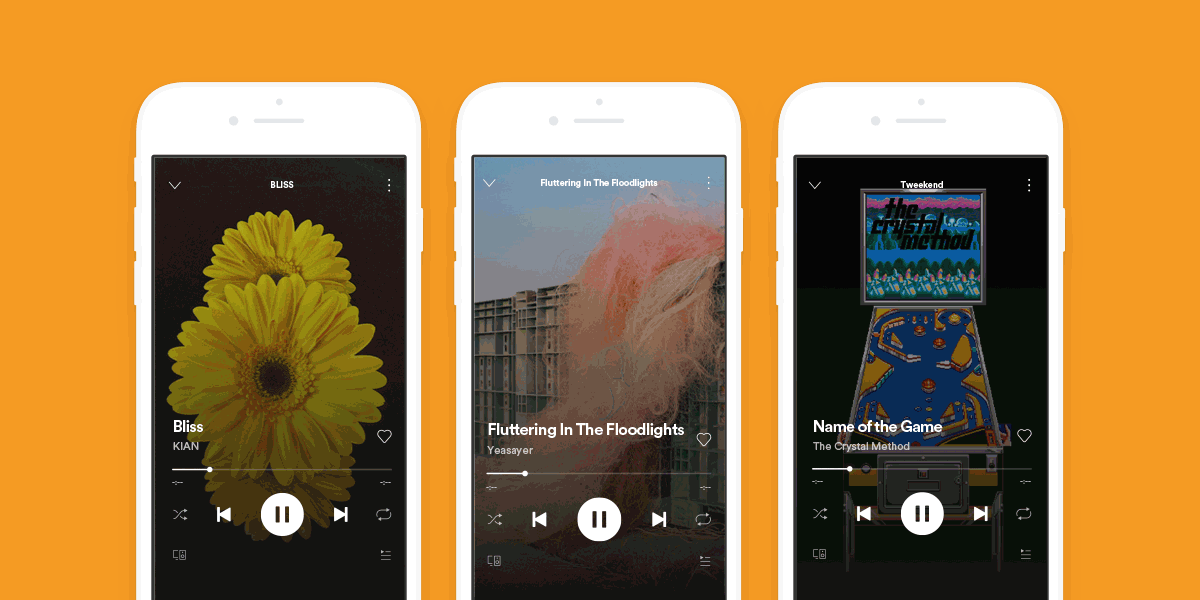 Three Spotify Canvas examples