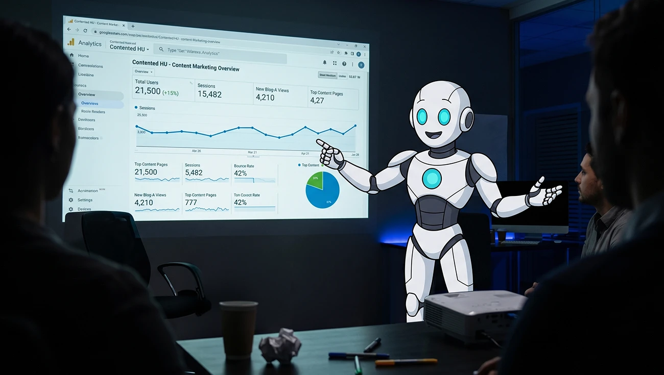 AI Google Analytics elemzés