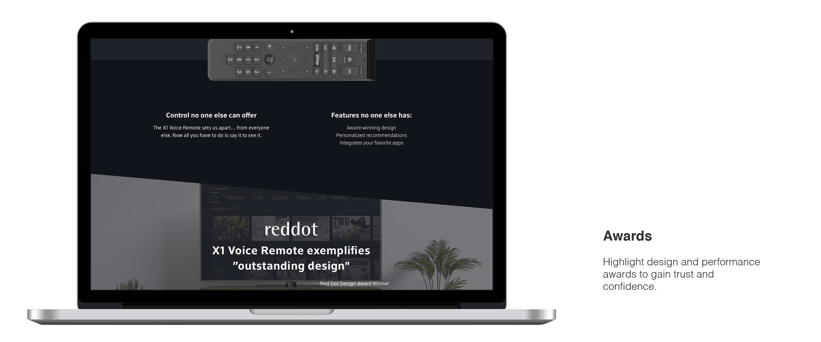 Social proof and awards