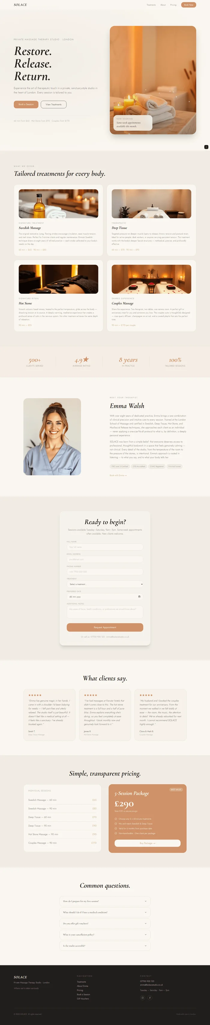 Wedding venue website prompt screenshot