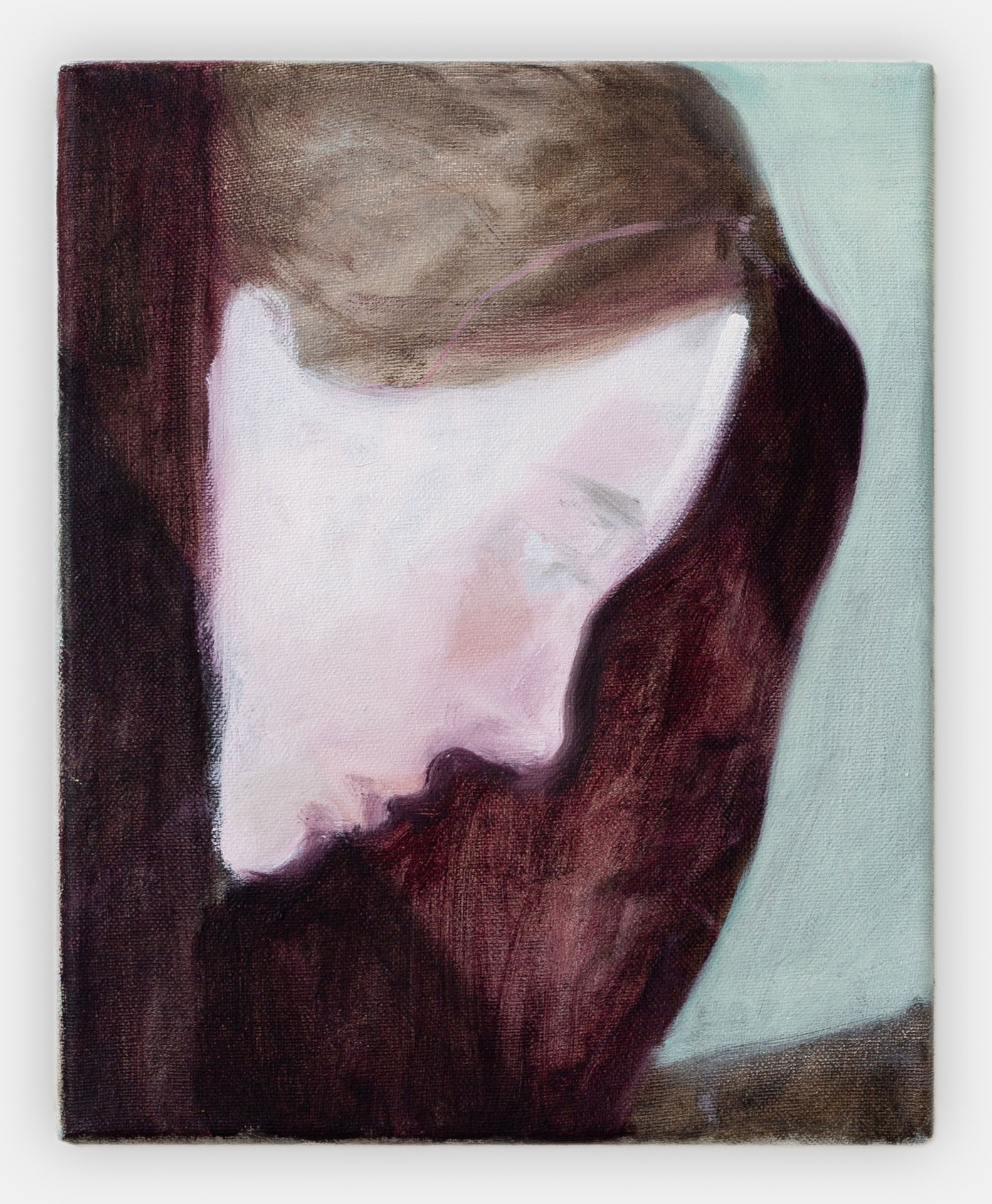 Mom's Face, 2022, oil on canvas, 10x8"