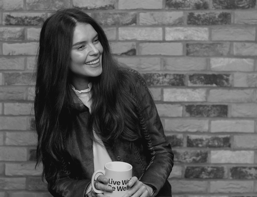 Sarah Ann Macklin laughing