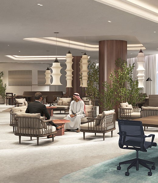Business lounge in The Executive Centre Riyadh 2.08