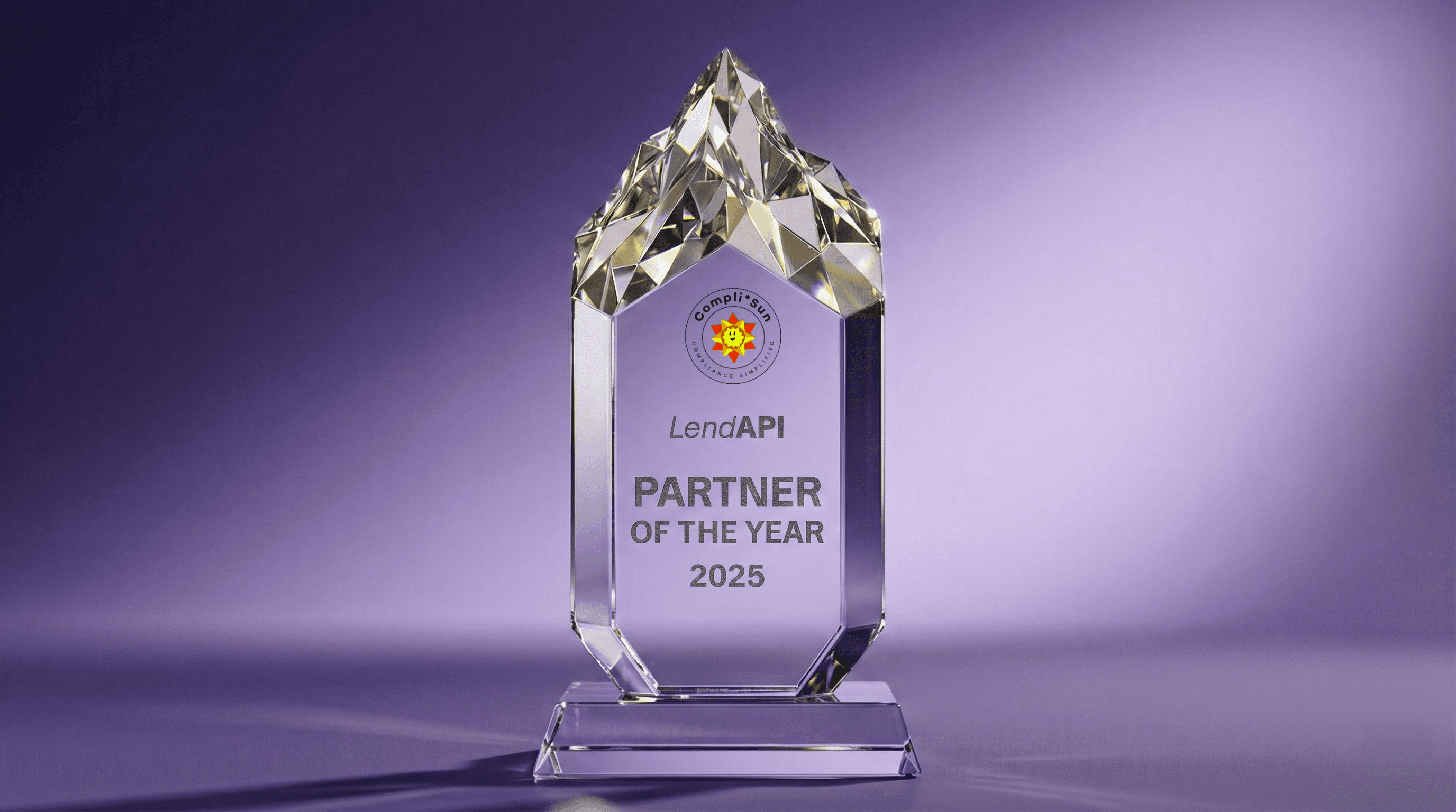 LendAPI Names CompliSun Partner of the Year 2025 — Compliance Category