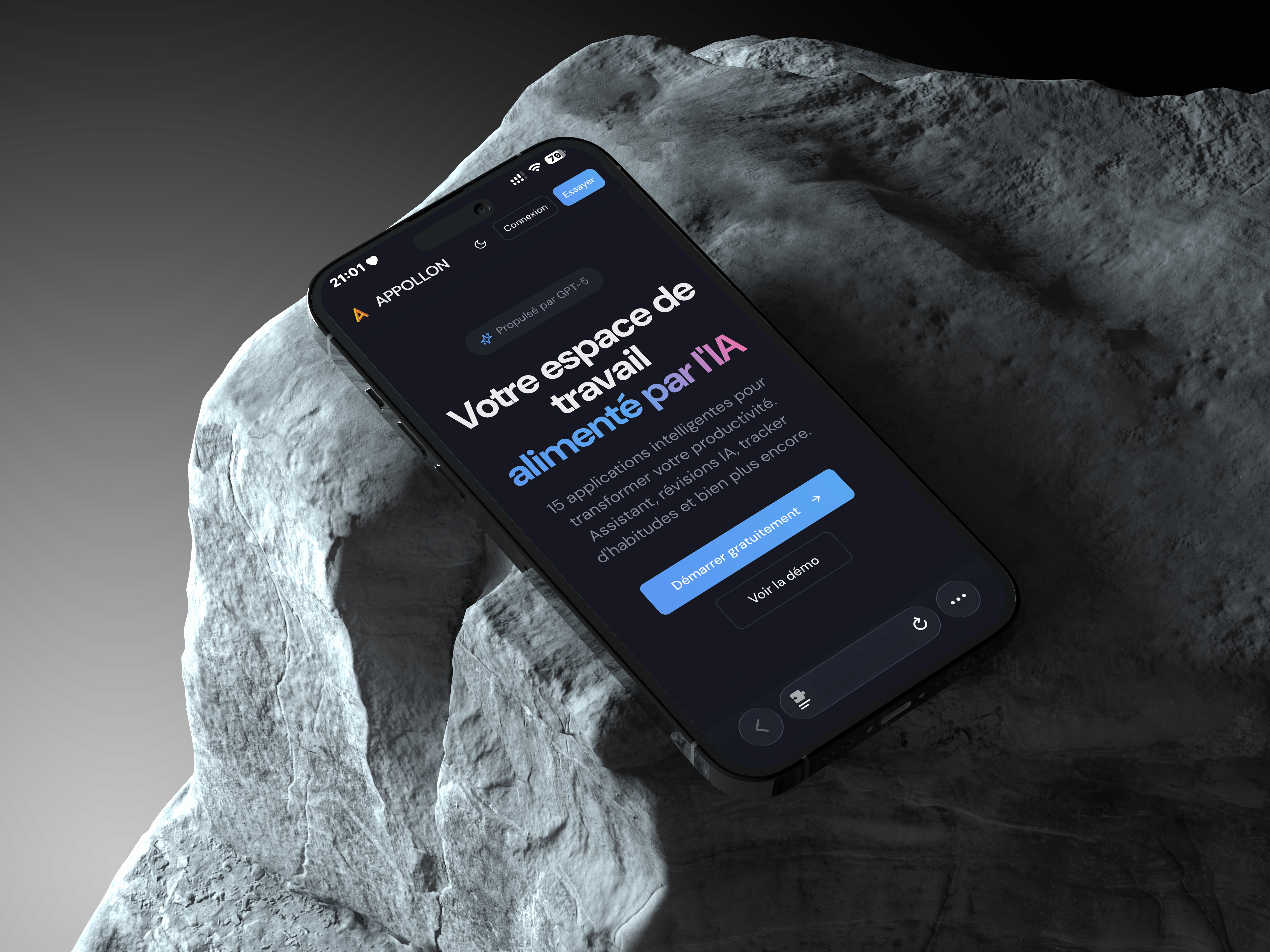 Laptop displaying website on wooden table