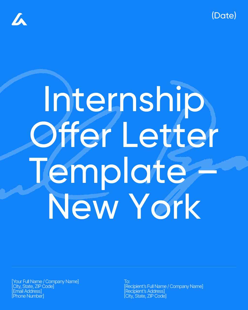 Internship Offer Letter Template – New York