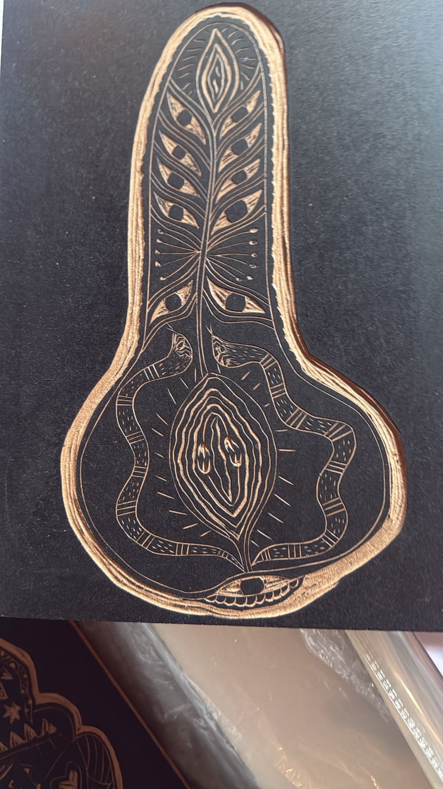 herd of sheep on road painting