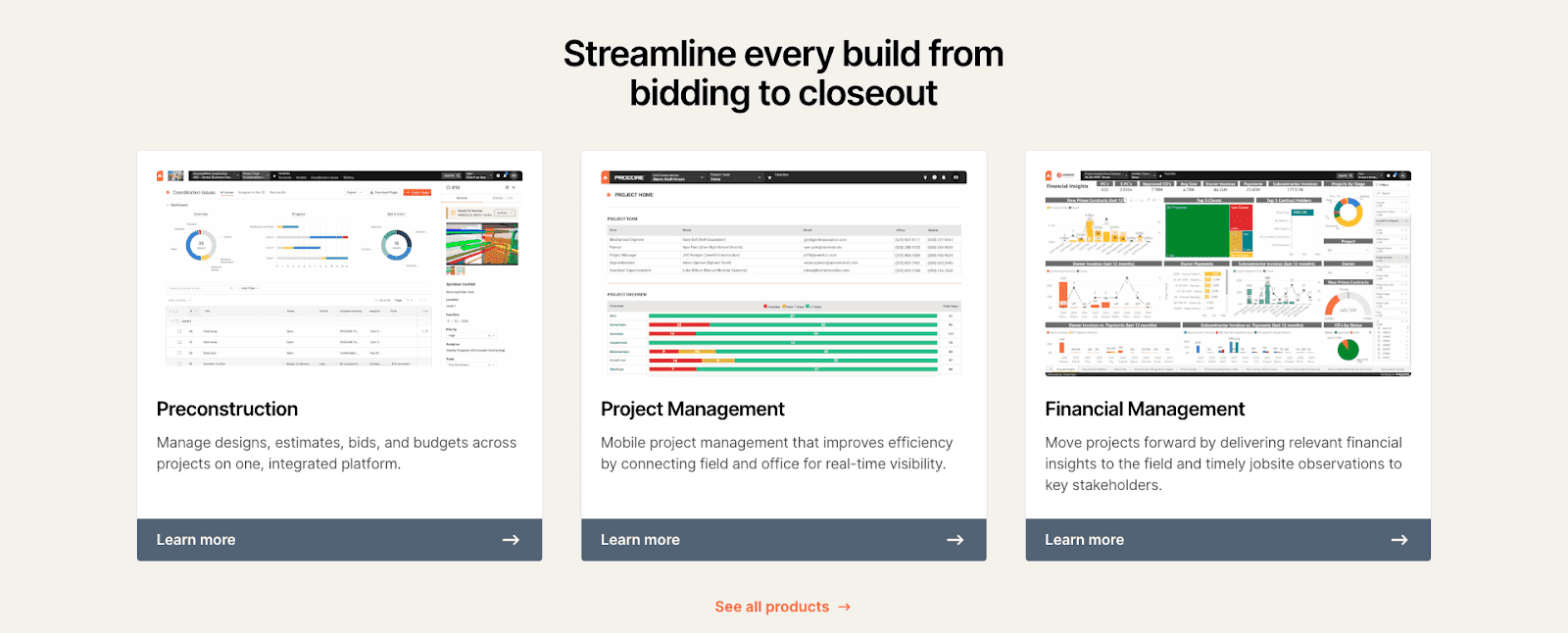 Procore’s construction scheduling