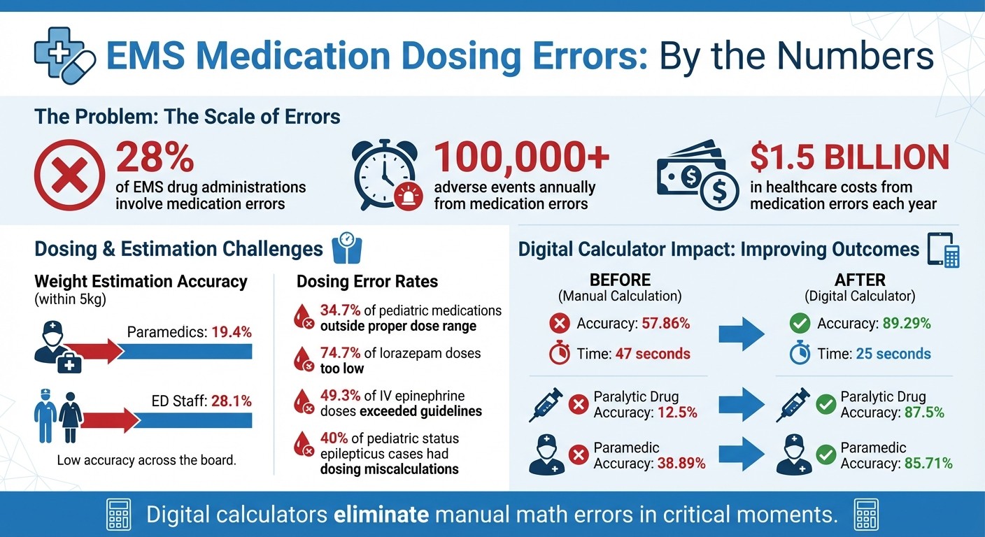 EMS Medication Dosing Errors: Statistics and Impact