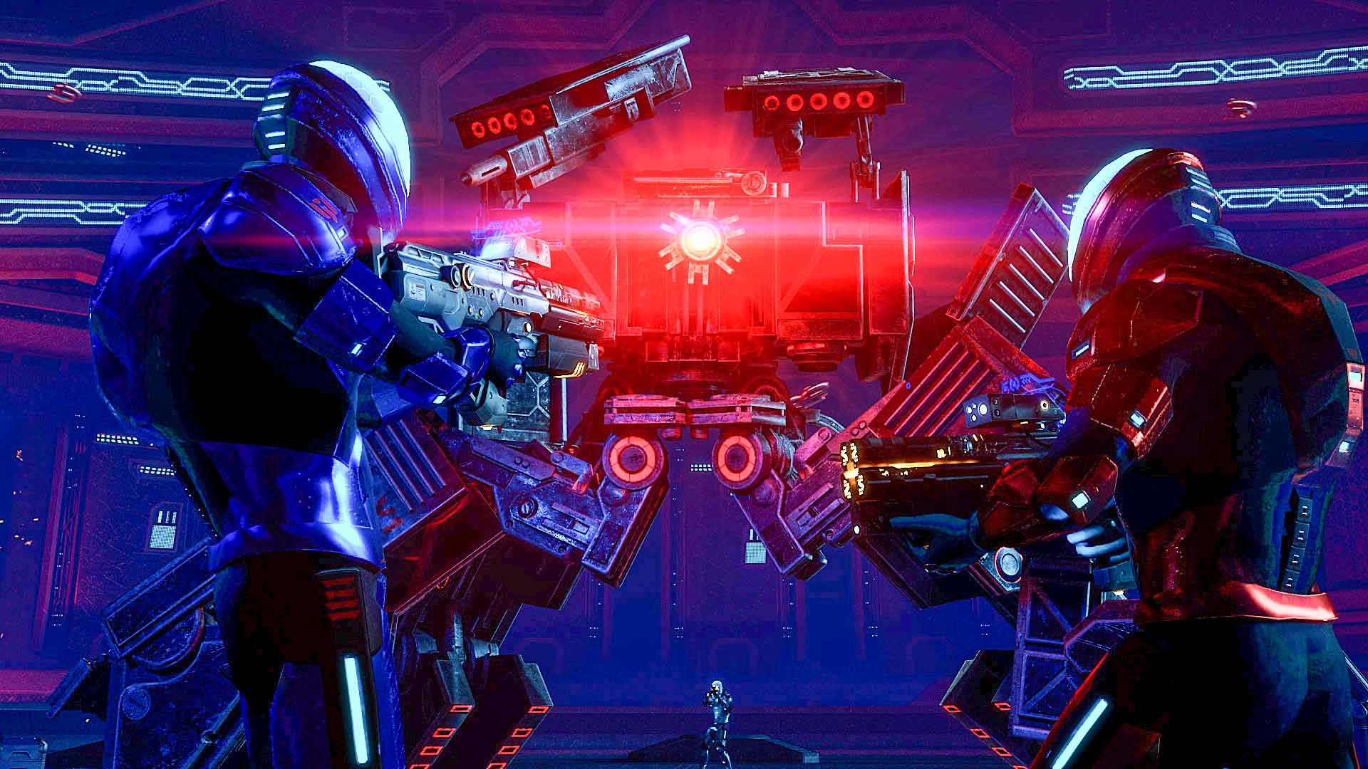 Singularity robot battle artwork