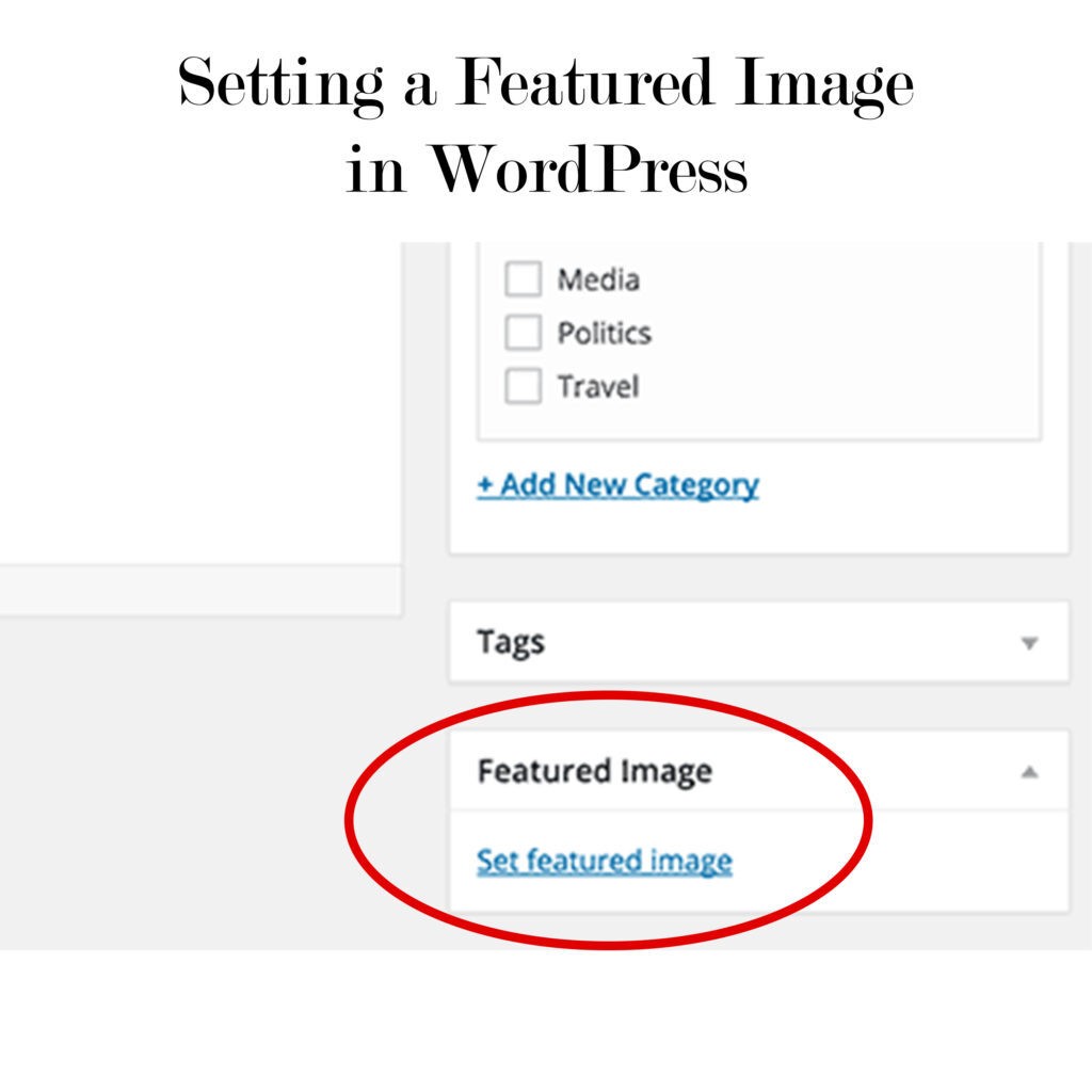 How to Set a Featured Image in WordPress