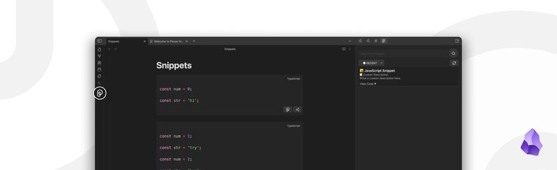 The Pieces for Developers Obsidian Plugin.