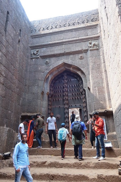 Maha Darwaza or the main entrance to the Raigad fort