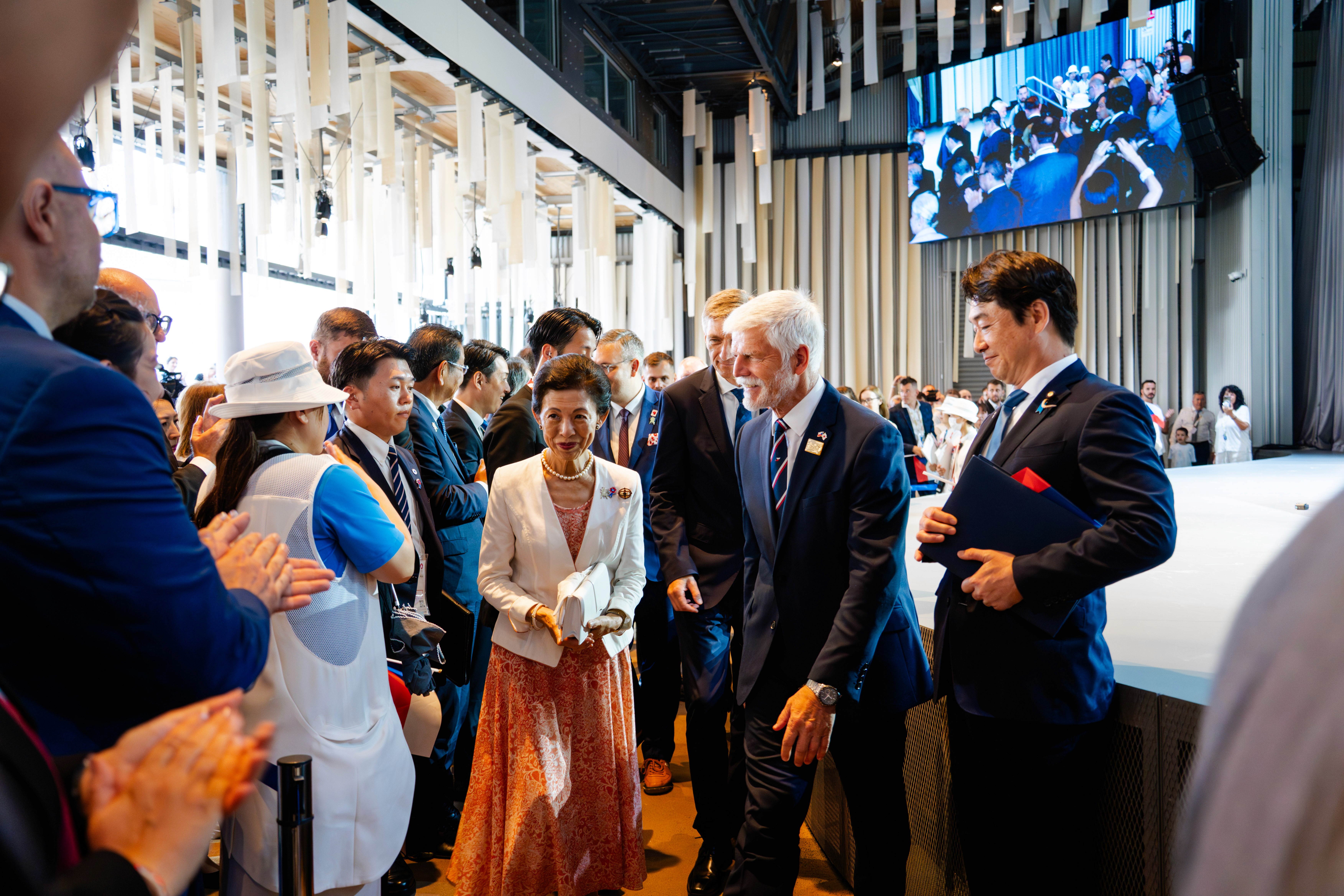 Princess Takamado at the Czech National Day