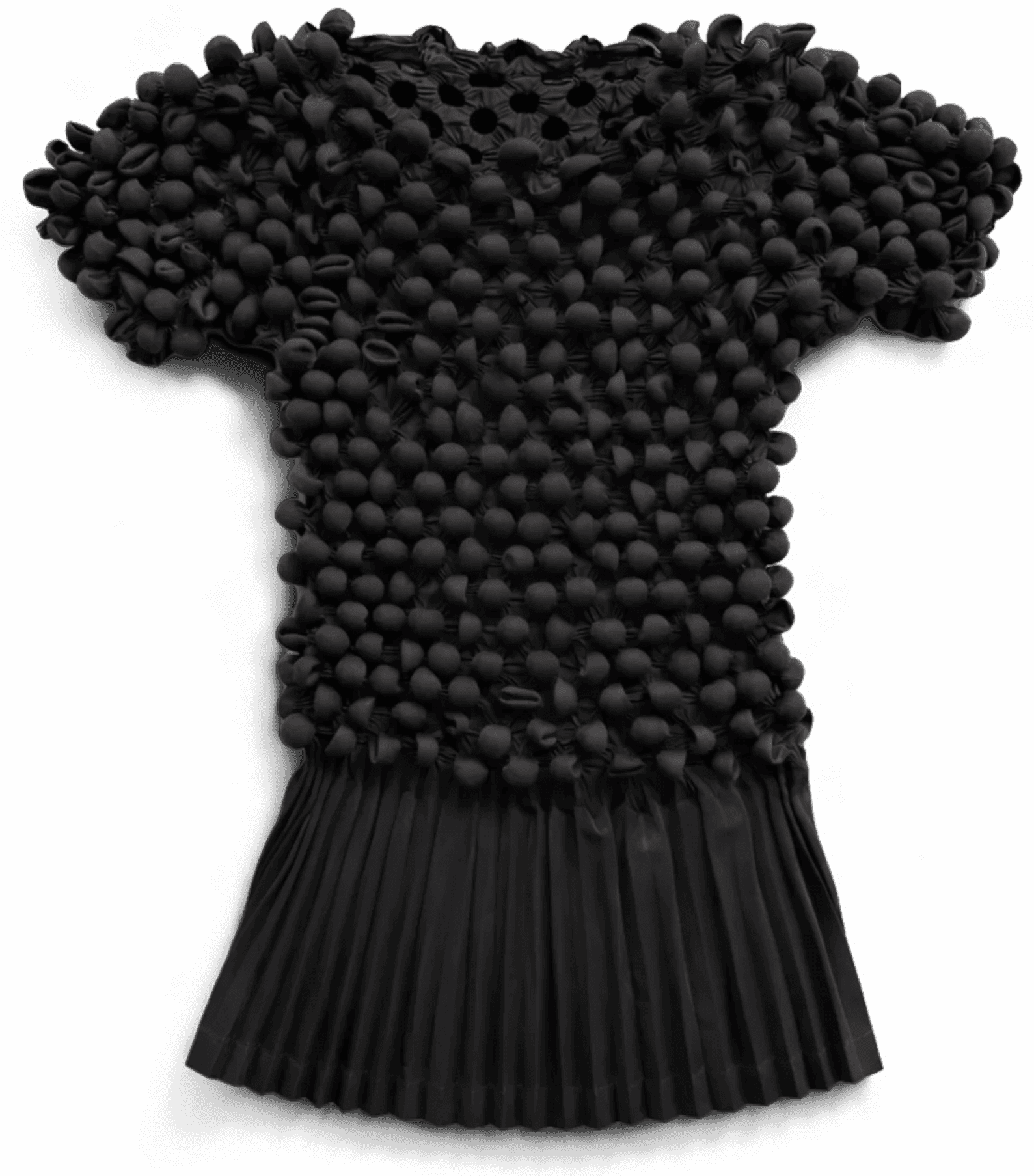 Black "Egg Carton" Top
