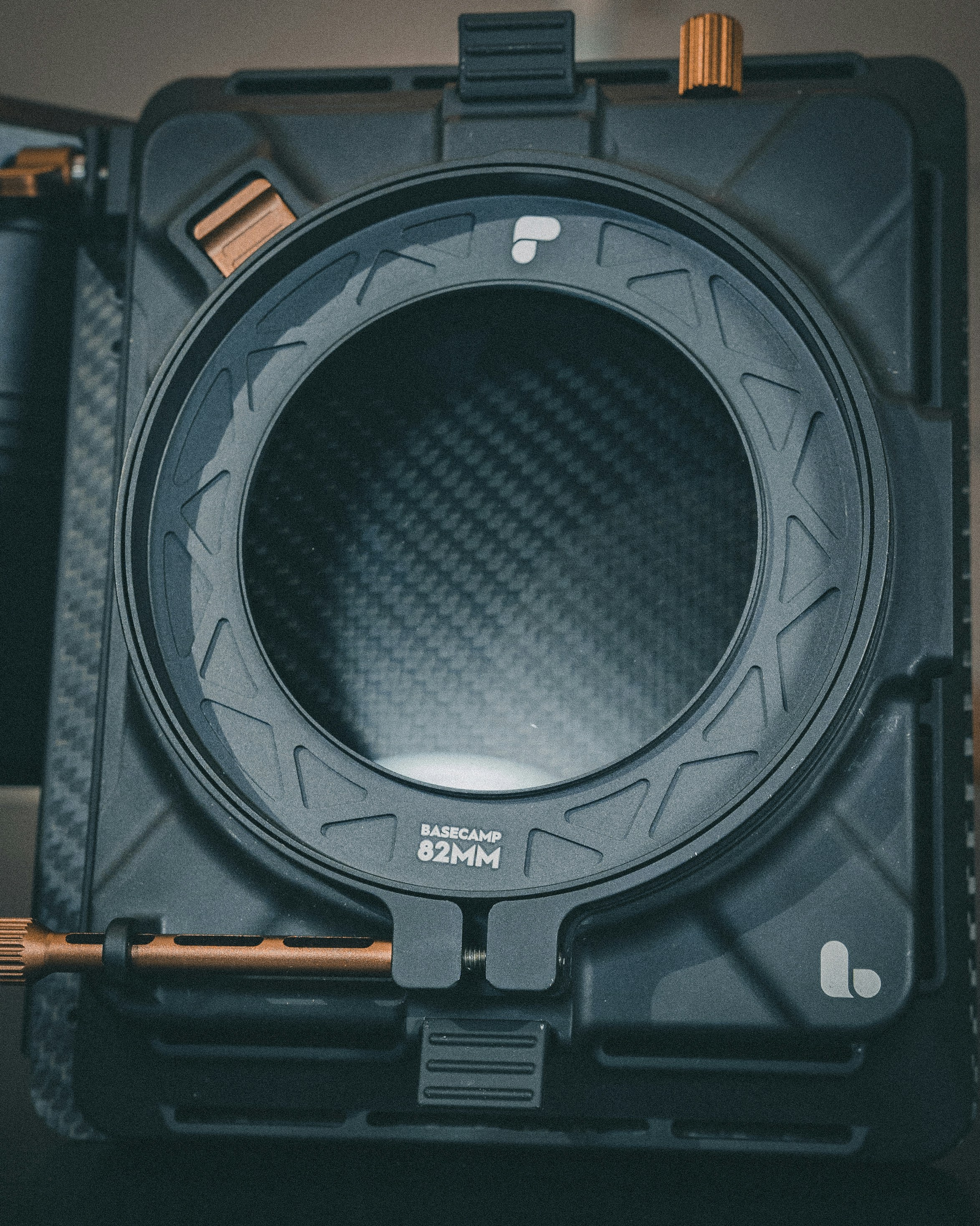 black and orange electronic device