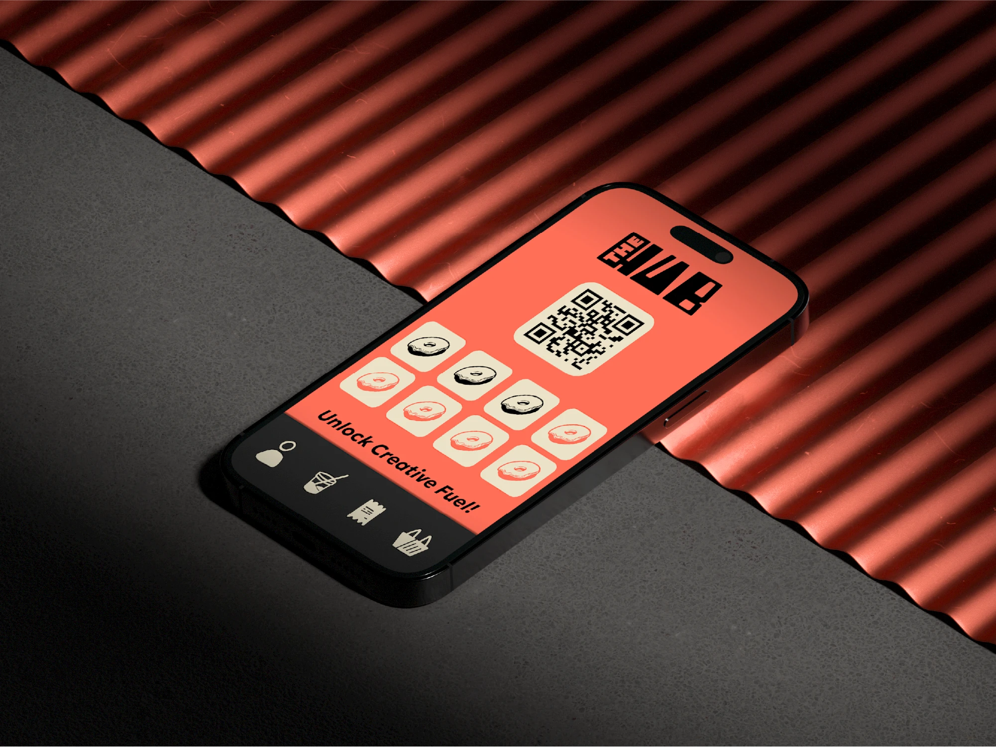 The Hub. Brand design project delivery app.