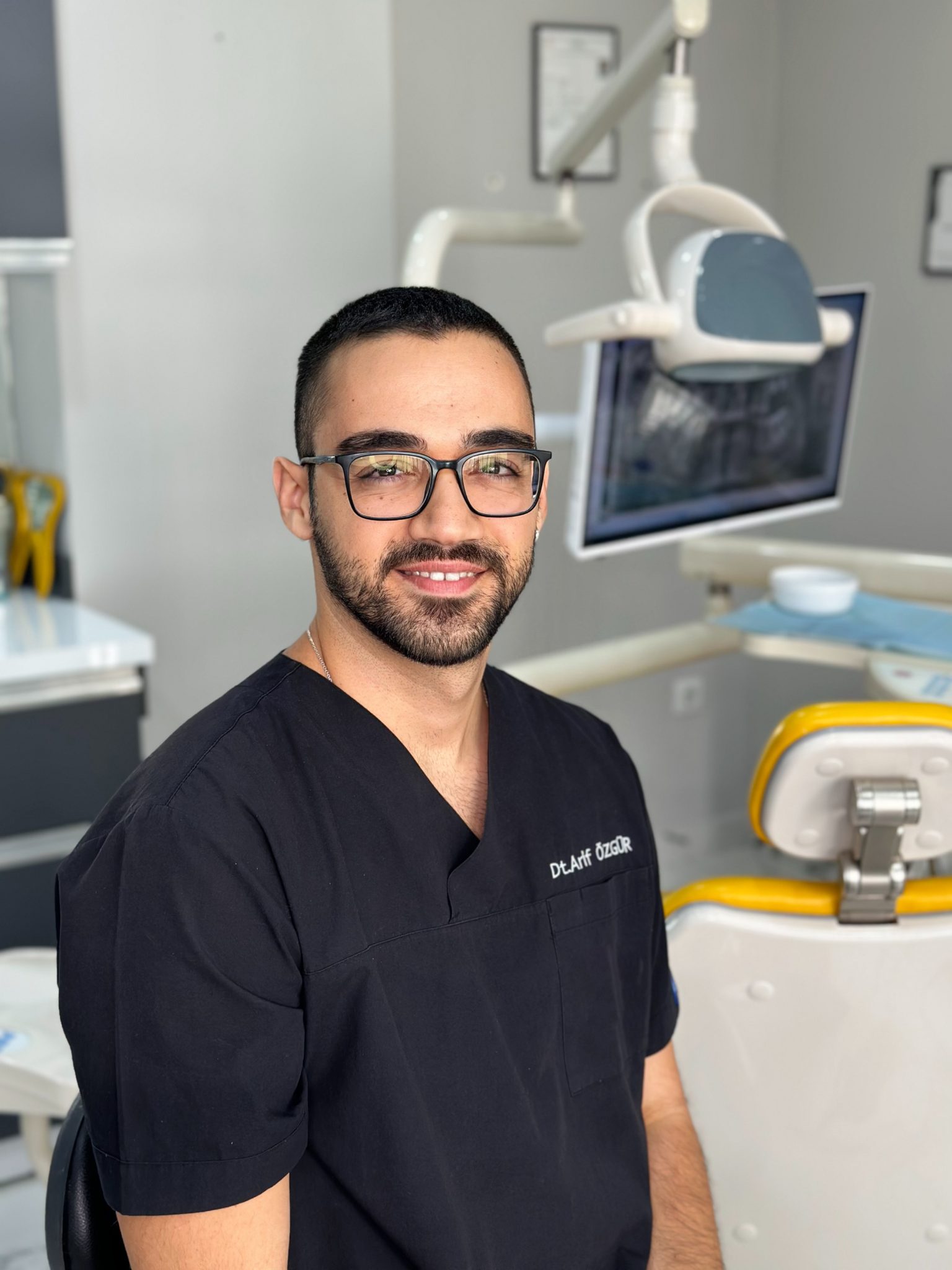 portrait of a male dentist