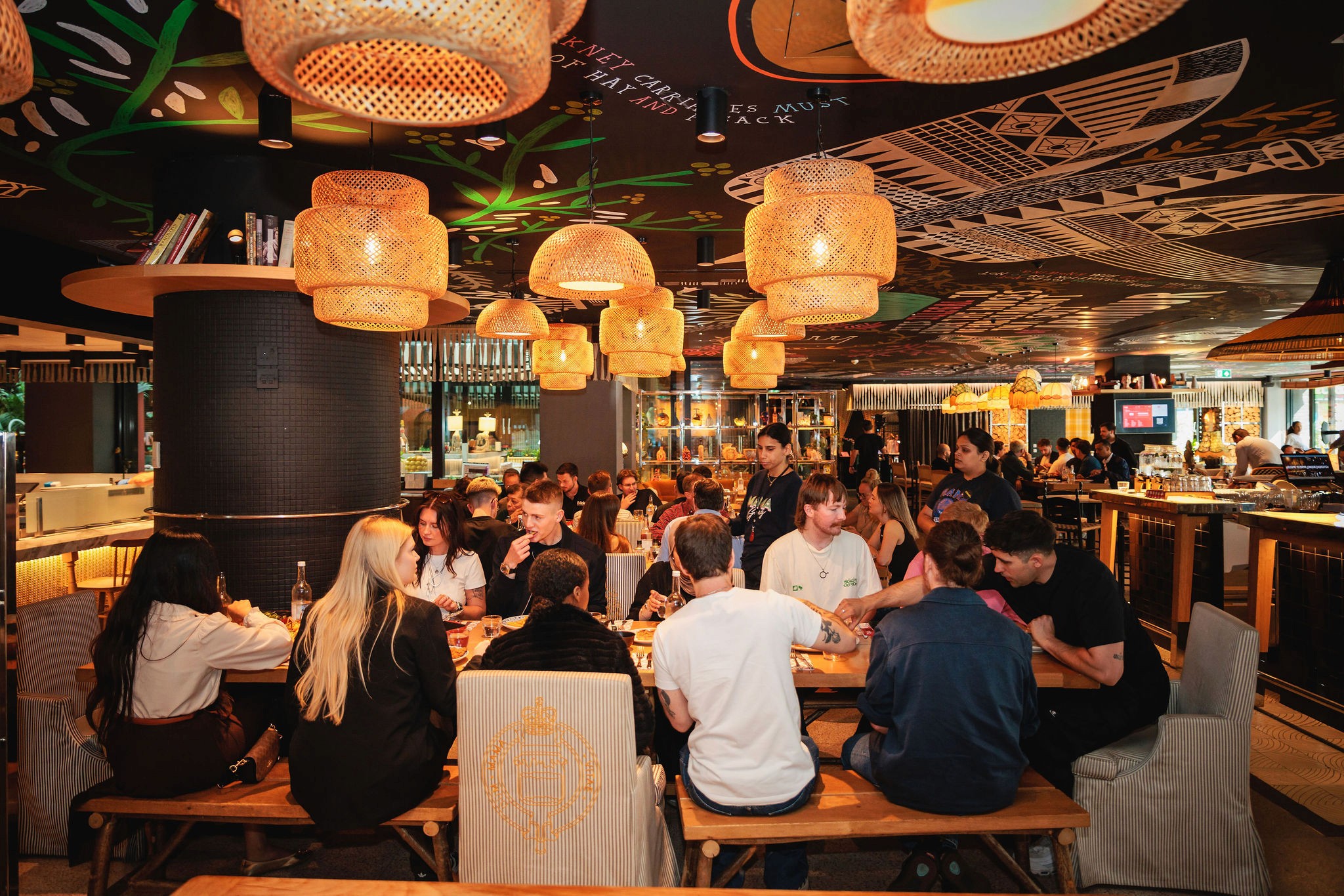 Snow-covered chalet venue for IQUW corporate ski event