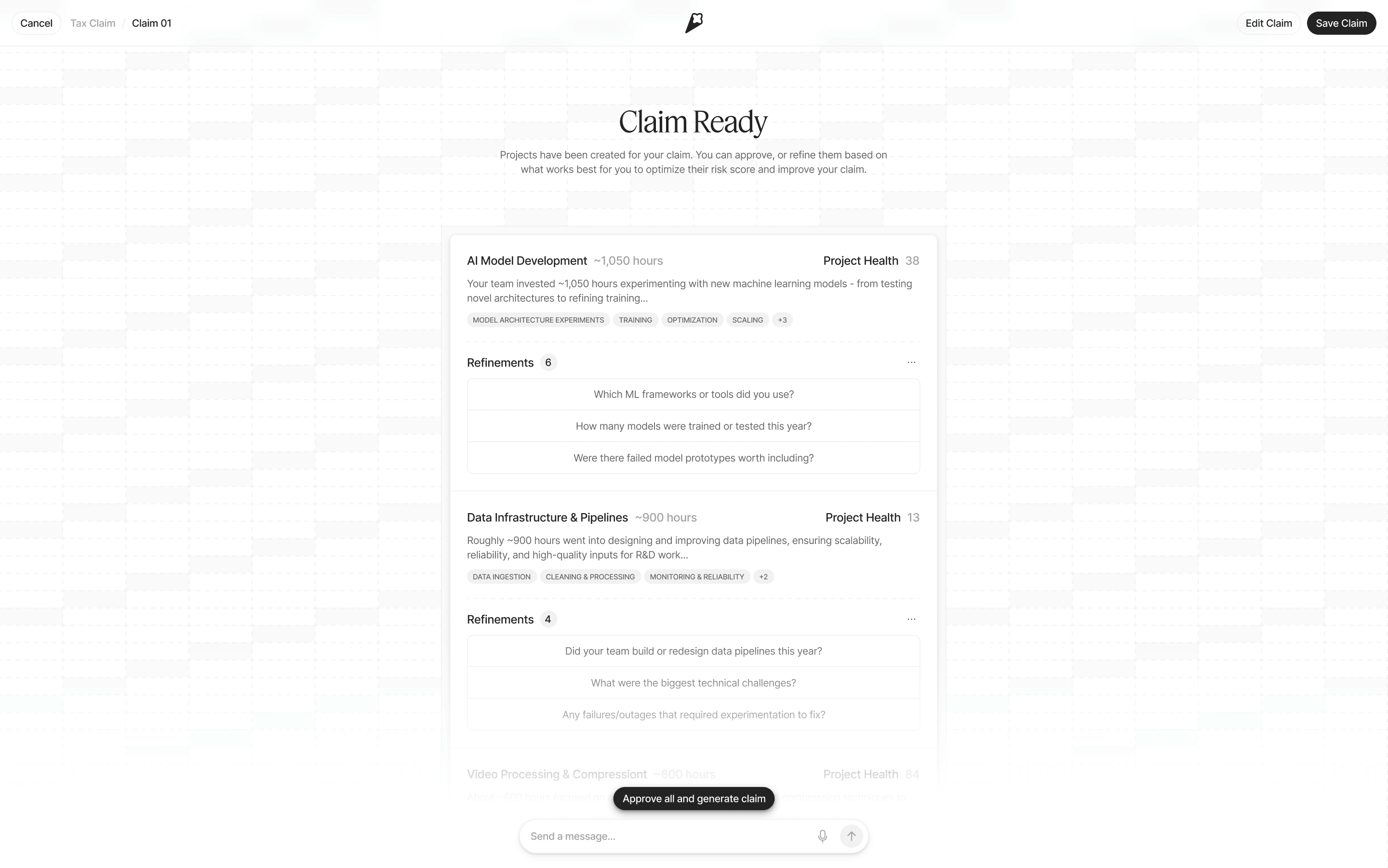 Claim Ready – AI Claim Review