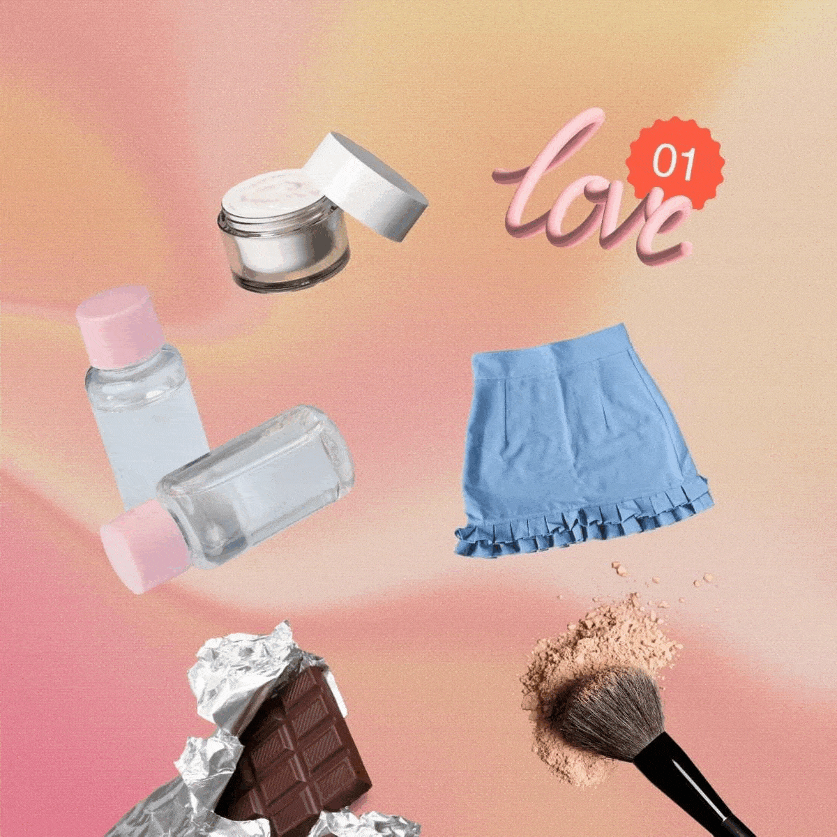 Animated gif of product count going up
