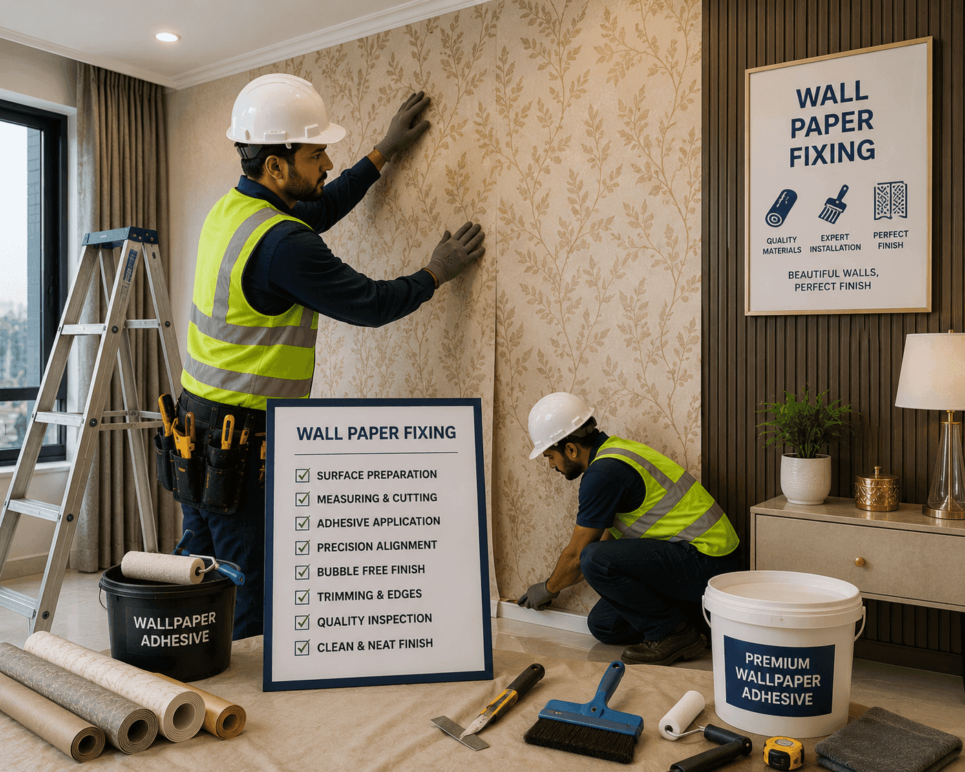 Wall Paper Fixing Business License in Dubai , Dubai South Business Hub