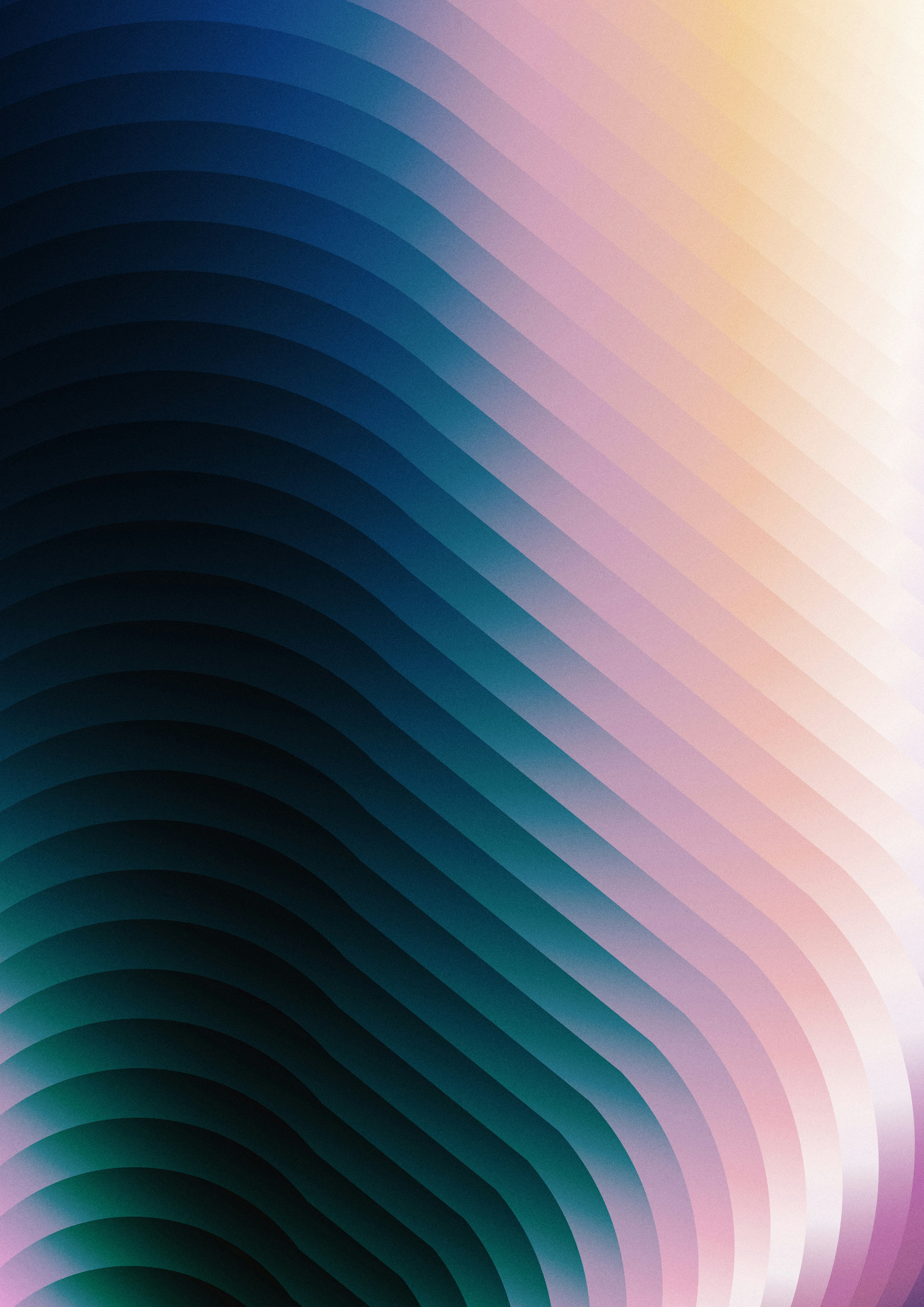 Abstract wavy gradient with dark blue to pink hues