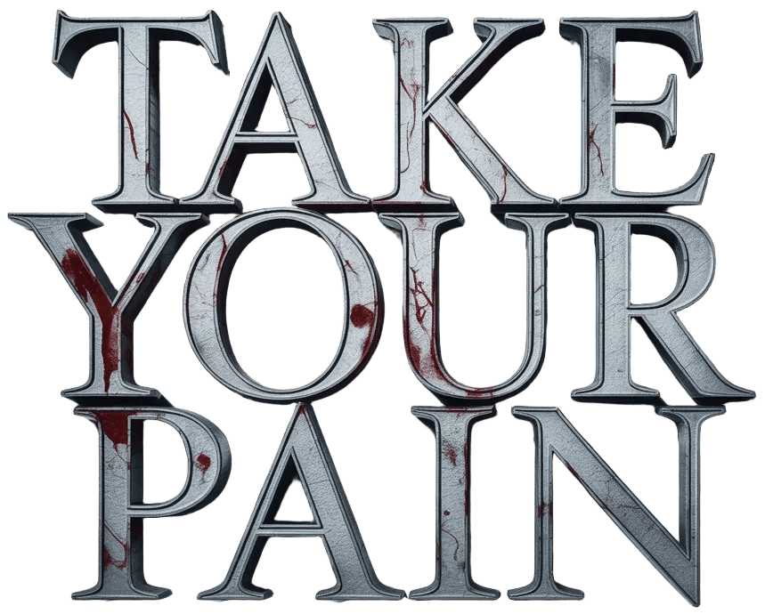 Logo Typo Take your pain Kadeus