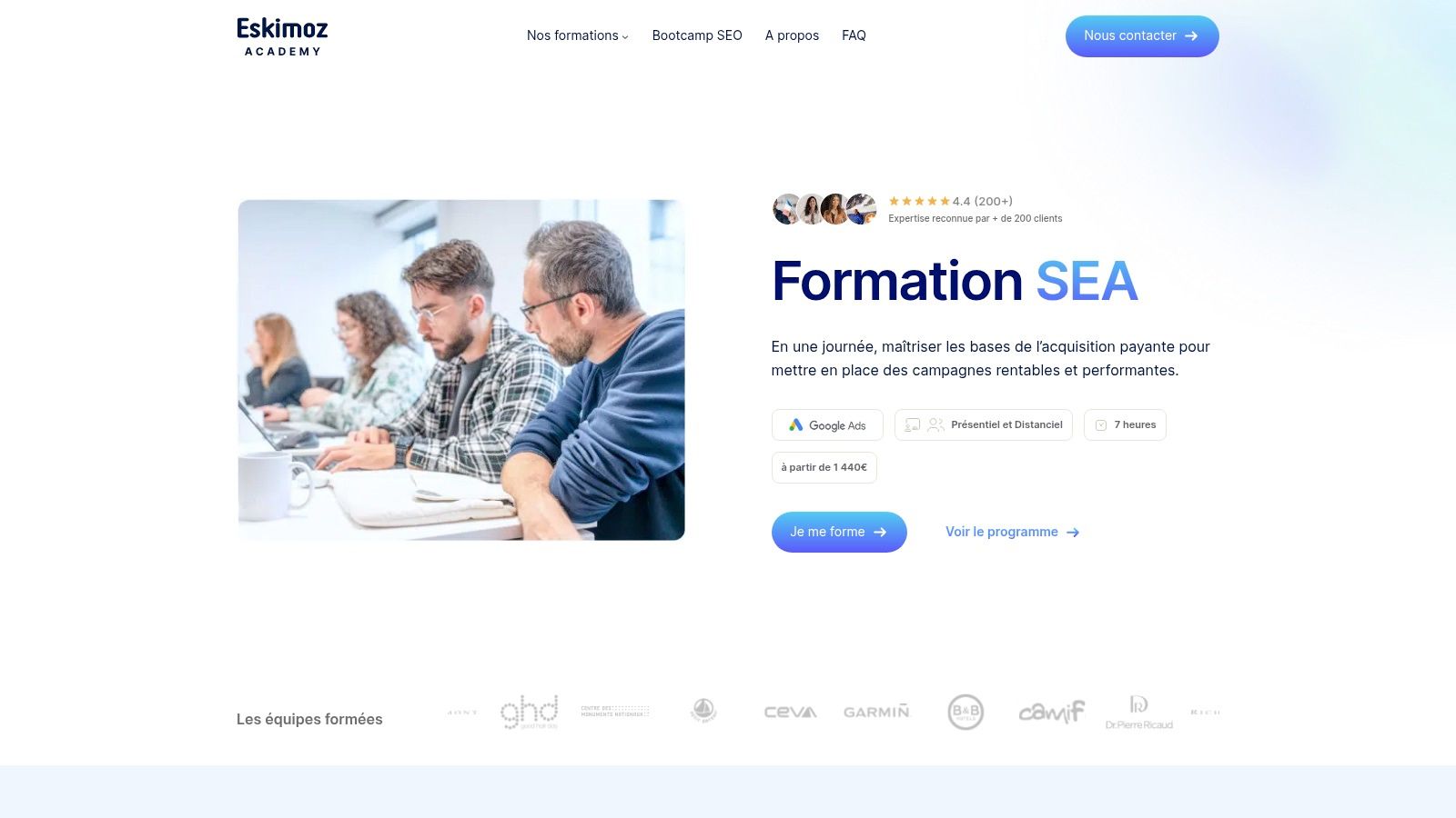 Eskimoz Academy – Formation SEA / Google Ads