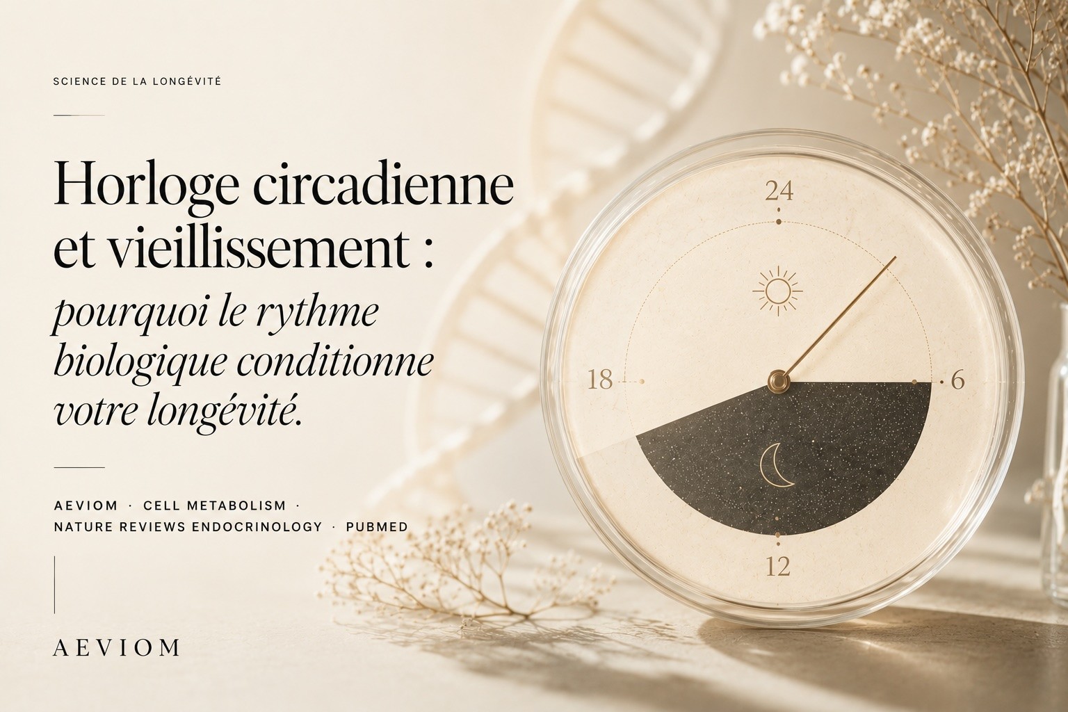 Horloge circadienne et vieillissement : pourquoi le rythme biologique conditionne votre longévité