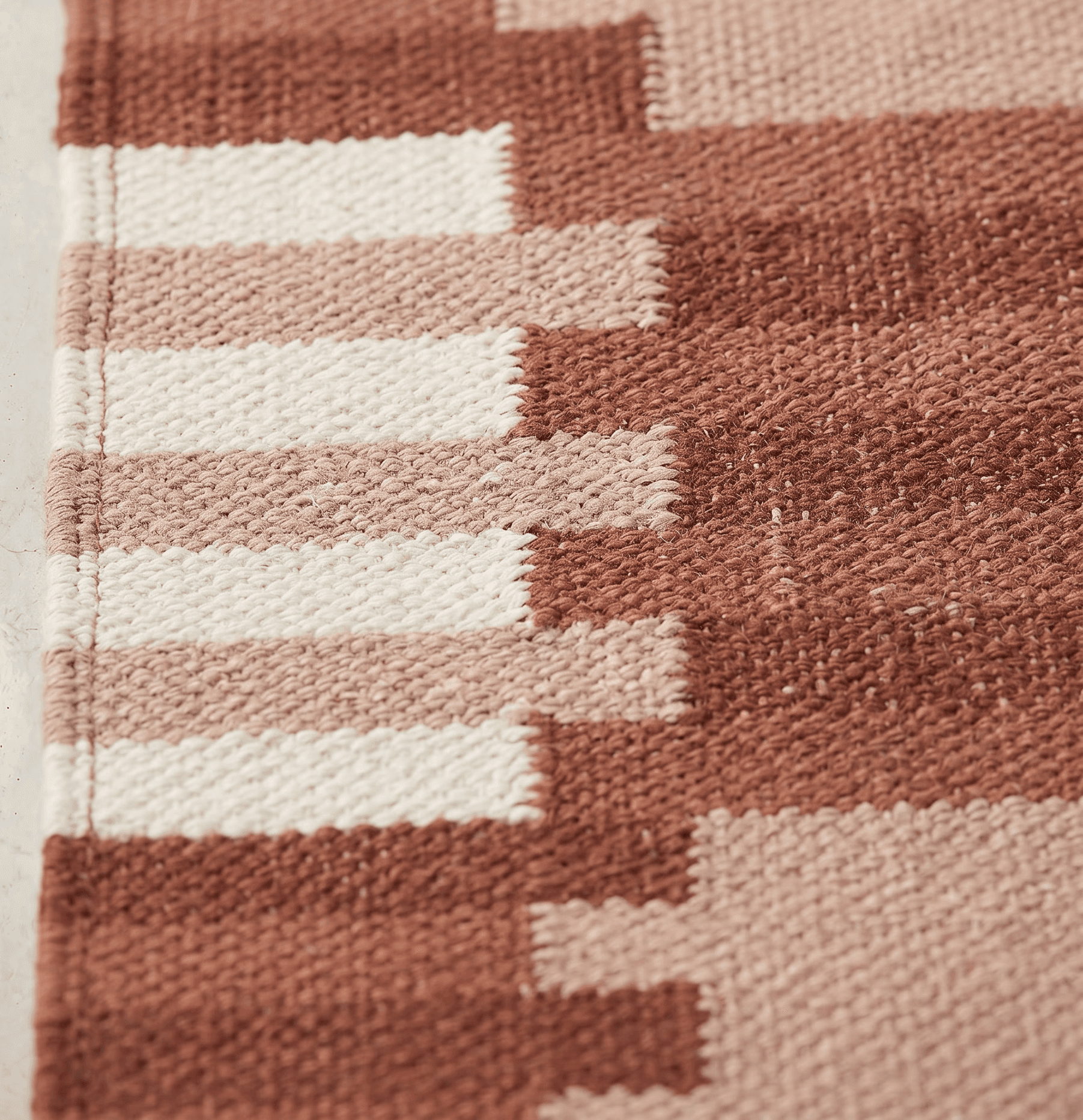 Terracotta Tales – rug in Wool-Cotton – Angan Living