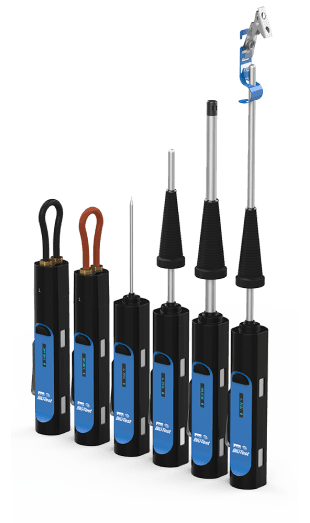 Blü-test probe suite including temperature, humidity and pressure probes