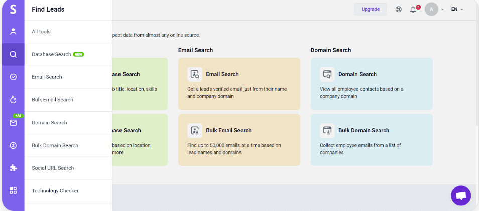 snov.io key features