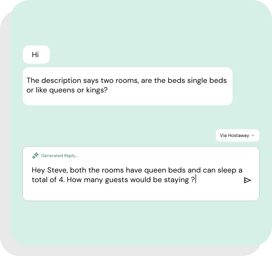 Chatbot with quick replies